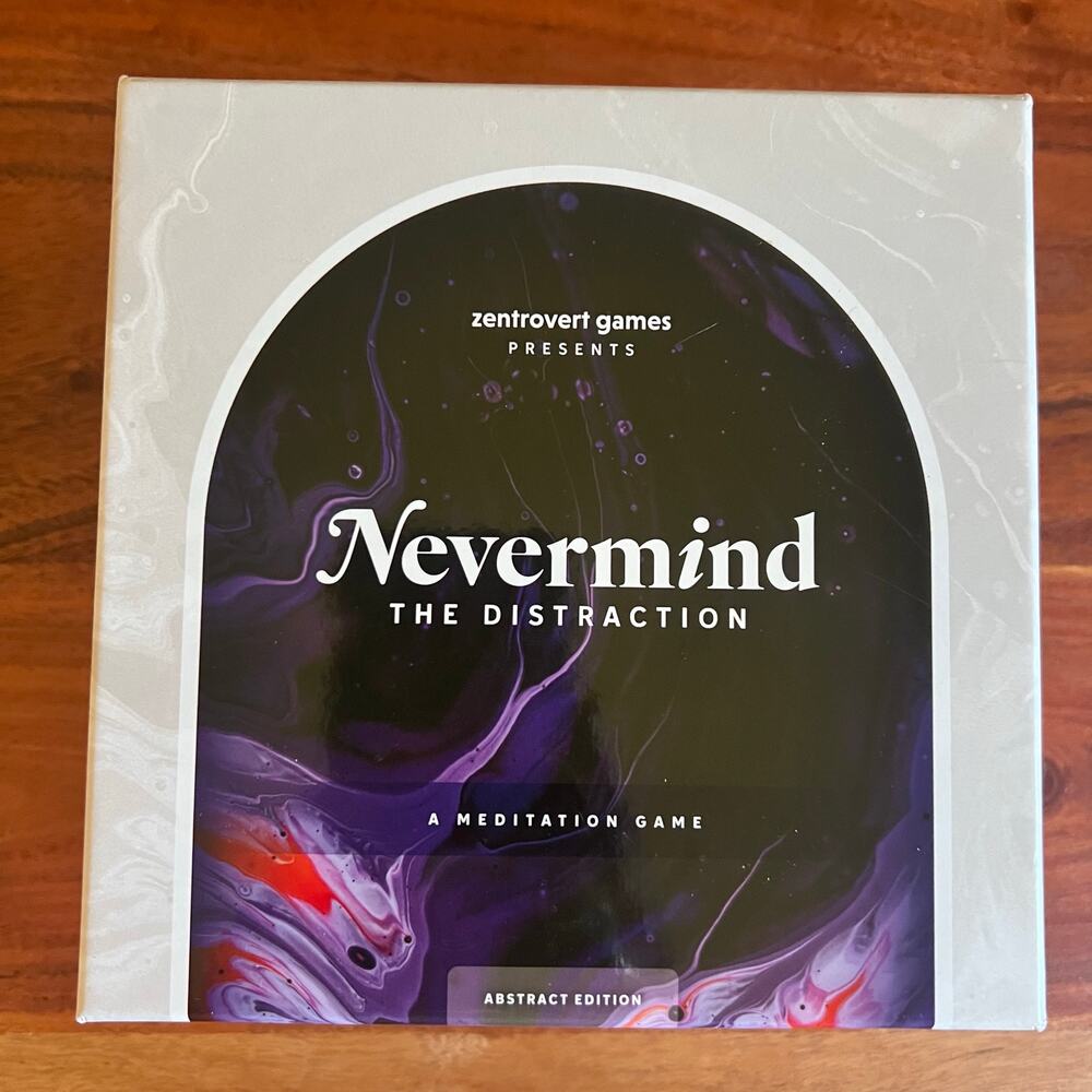 Nevermind Distraction Meditation Board Game Solo Mindfulness Abstract Edition - Picture 2 of 15
